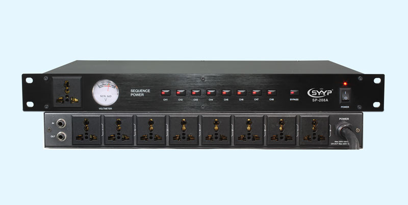 SP-208A 8路電源控制時(shí)序器