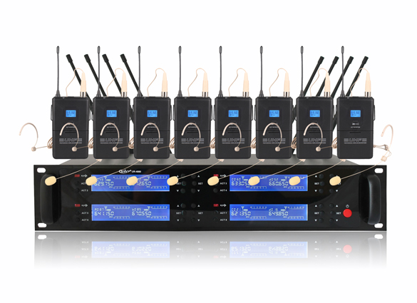 UR-4880 一拖八頭戴領(lǐng)夾話筒